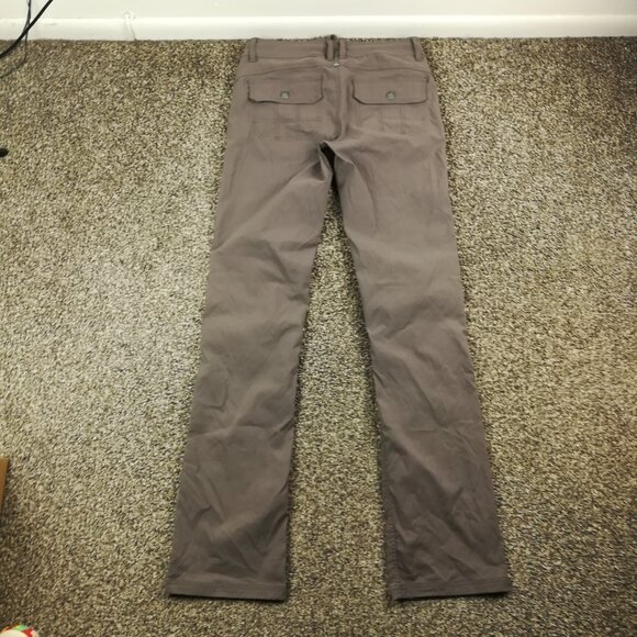 Prana Pants Halle Bootcut Leg Roll Up Convertible Stretch Gray Womens 6 Tall - Picture 6 of 11